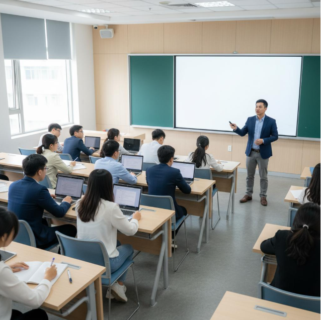 Giảng viên đóng vai trò nền tảng, truyền đạt kiến thức chuyên sâu và định hướng tư duy cho sinh viên tại các trường đại học.
