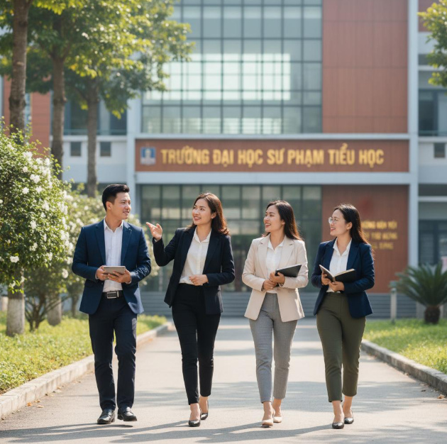 Sự đa dạng về vị trí việc làm giúp ngành Sư phạm Tiểu học trở thành lựa chọn phù hợp với những thí sinh yêu thích giáo dục và mong muốn xây dựng sự nghiệp ổn định.