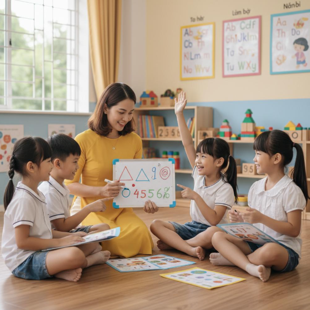 Khác với nhiều ngành học thiên về lý thuyết, Sư phạm Tiểu học có thời lượng thực hành tương đối lớn.