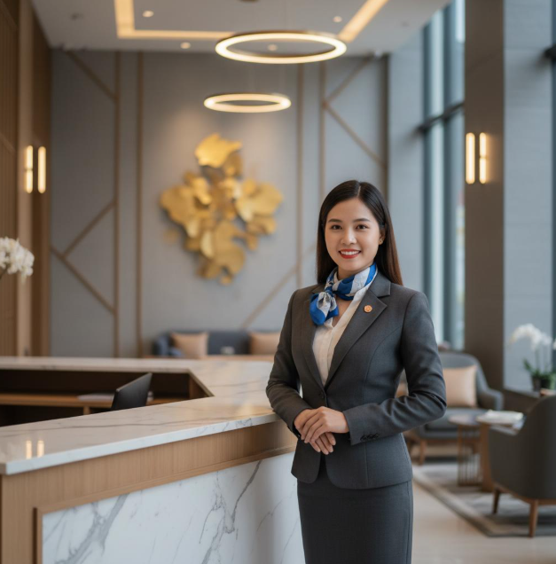 bắt đầu từ vị trí tiền sảnh sẽ giúp bạn có cái nhìn thực tế nhất về quản trị khách sạn làm gì ở cấp độ vận hành.