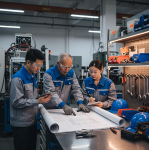 Làm việc nhóm và trao đổi kiến thức là chìa khóa để giải quyết các thách thức kỹ thuật và phát triển sự nghiệp trong ngành cơ khí.