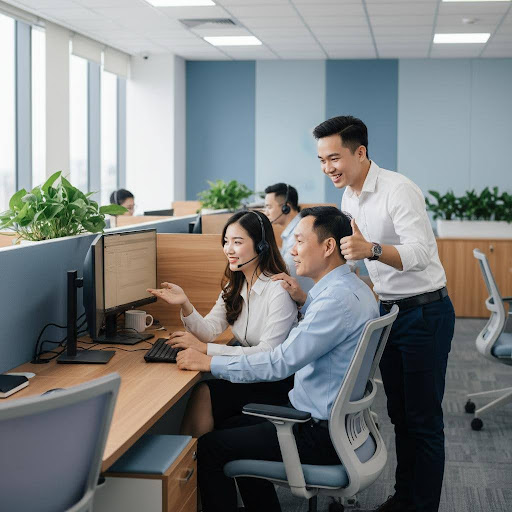 Một đội ngũ telesale mạnh mẽ và gắn kết là yếu tố then chốt dẫn đến thành công bền vững của doanh nghiệp.