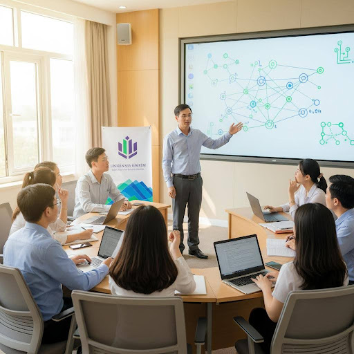 Giảng viên cao cấp truyền đạt kiến thức chuyên sâu và phát triển chương trình đào tạo tiên tiến.