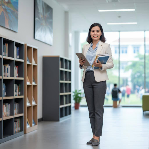 Bên cạnh giảng dạy trên lớp, giảng viên còn dành nhiều thời gian cho nghiên cứu và xây dựng chương trình đào tạo.