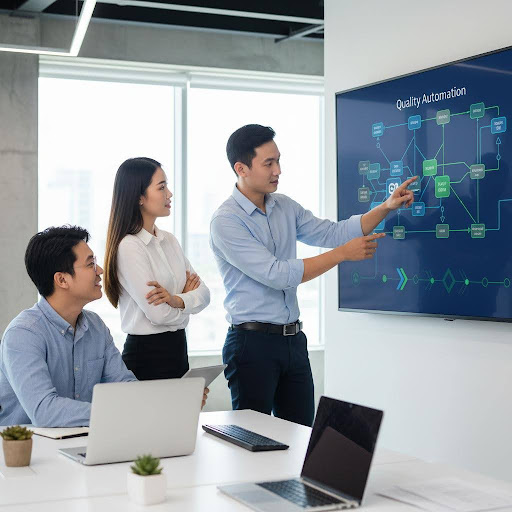 Tự động hóa kiểm thử là yếu tố cốt lõi giúp Kỹ sư QE tích hợp chất lượng vào quy trình phát triển liên tục.