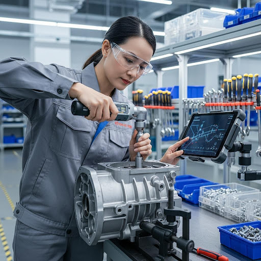 Thành thạo công cụ và tuân thủ quy trình là yếu tố then chốt trong mọi nhiệm vụ lắp ráp.