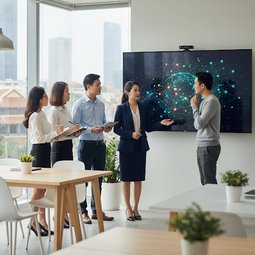 Quản trị Marketing là quá trình lập kế hoạch, thực hiện và kiểm soát các hoạt động nhằm đạt được mục tiêu của tổ chức.